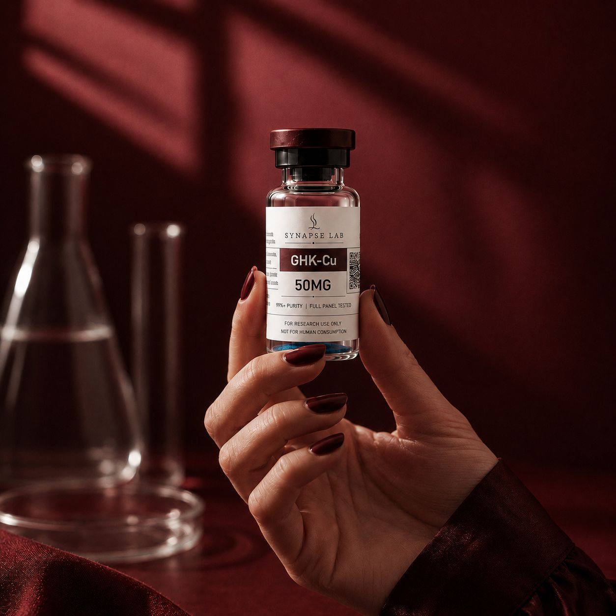 Synapse Lab Peptide Vial and Box